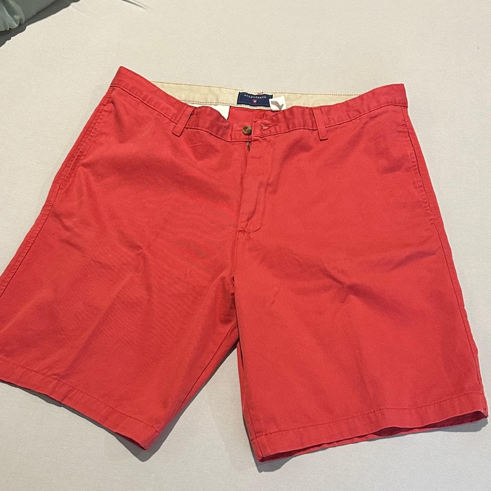 Saddlebred Red Flat Front Men's Shorts
